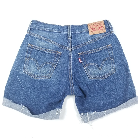 Levi's 501 Button Fly Short Size 25 100% Cotton - Picture 5 of 10